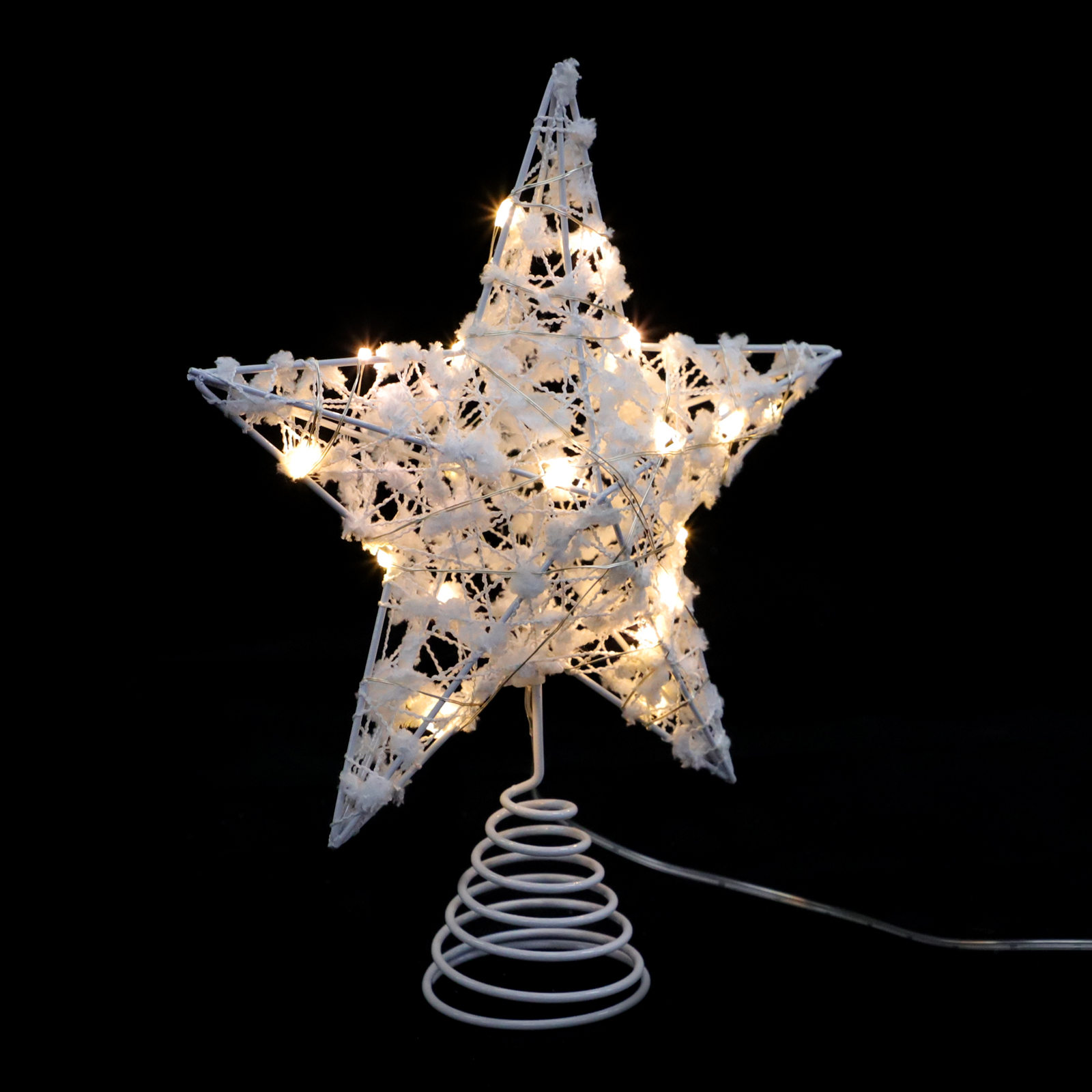 1Pcs Christmas Tree Star Lamp  - Star Tree Topper avaliação e preço
