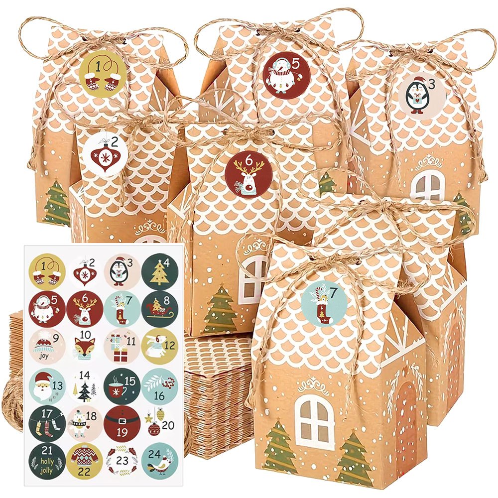 24pcs/Sets Christmas Advent Ca - Advent Calendar Gift avaliação e preço