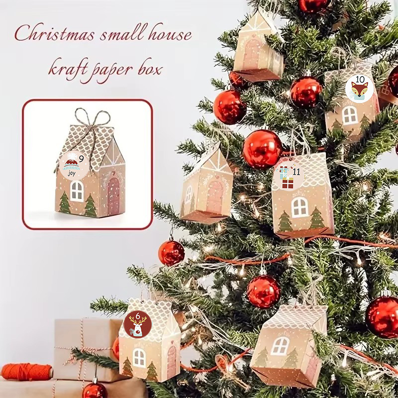 24pcs/Sets Christmas Advent Ca - Advent Calendar Gift avaliação e preço