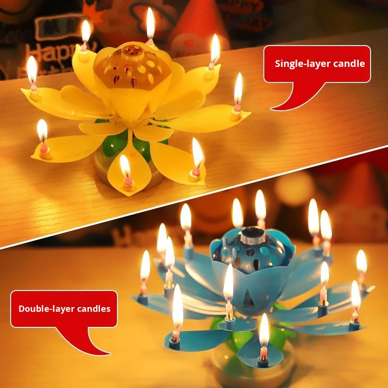 Romantic Happy Birthday Musica - Holiday Candle Set avaliação e preço
