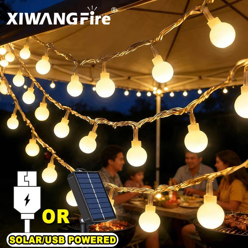 3-10M Solar/USB/Battery String - Christmas Lights Outdoor avaliação e preço