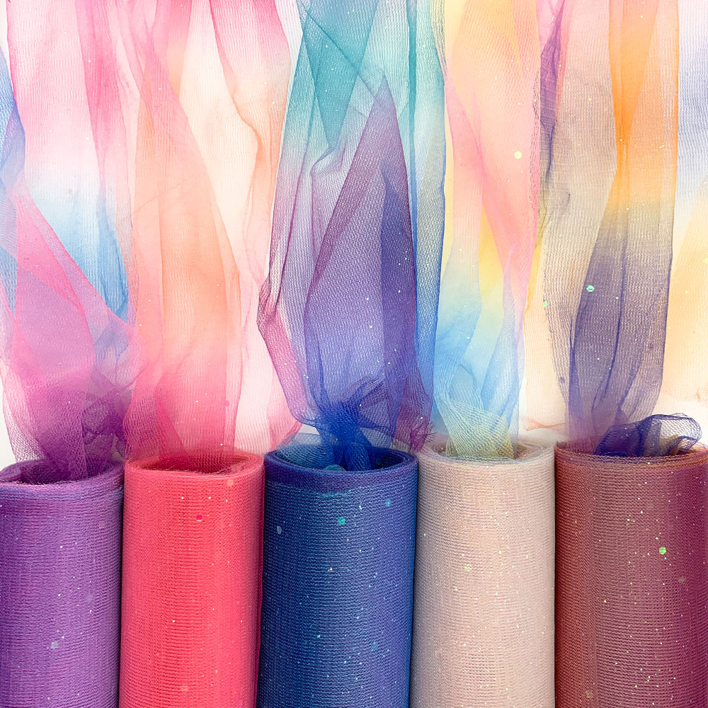 10Yards Rainbow Glitter Tulle  - Christmas Table Runner avaliação e preço