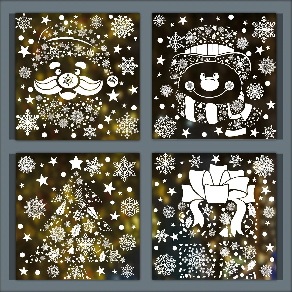 Christmas Wall Sticker Snowfla - Snowflake Window Decal avaliação e preço