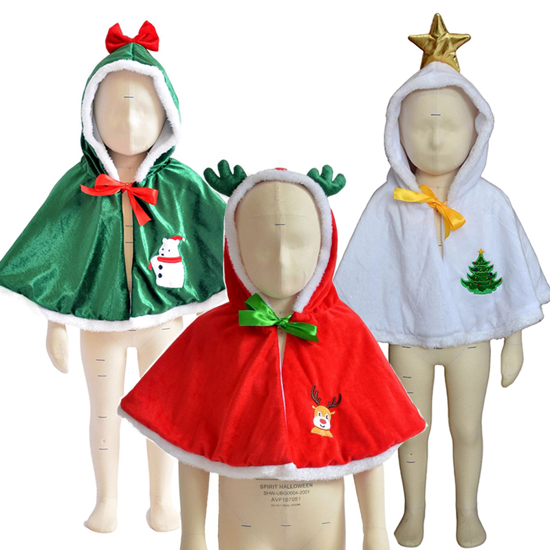 Green Elf Christmas Hooded Pon - Elf Costume Christmas avaliação e preço