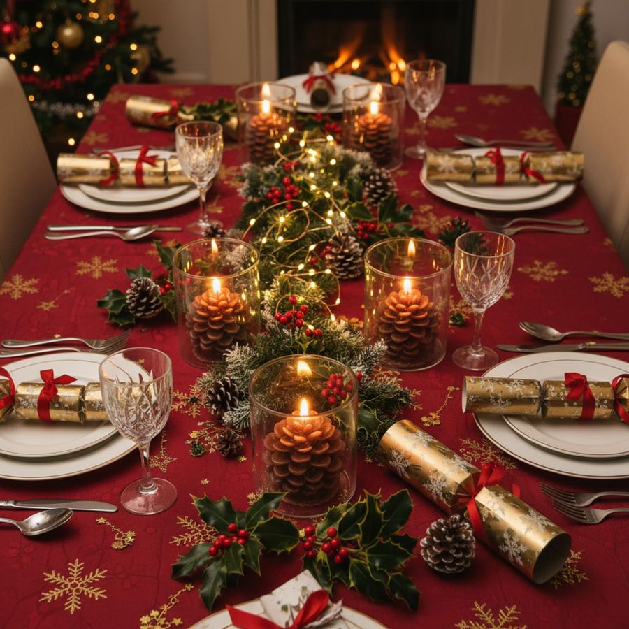 6 Sets Pine Cone Candles Flamm - Holiday Candle Set avaliação e preço
