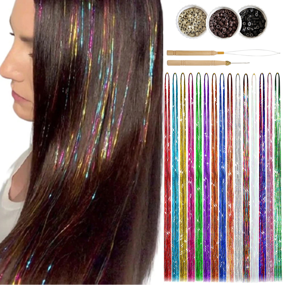 36inch Sparkle Hair Tinsel Rai - Tinsel Garland Decoration avaliação e preço