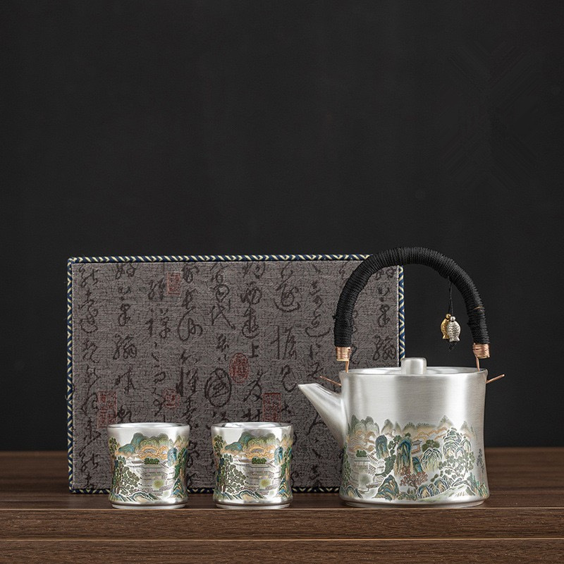 YFY Liu Yin one pot two cups p - Gift Box Wrap Set avaliação e preço