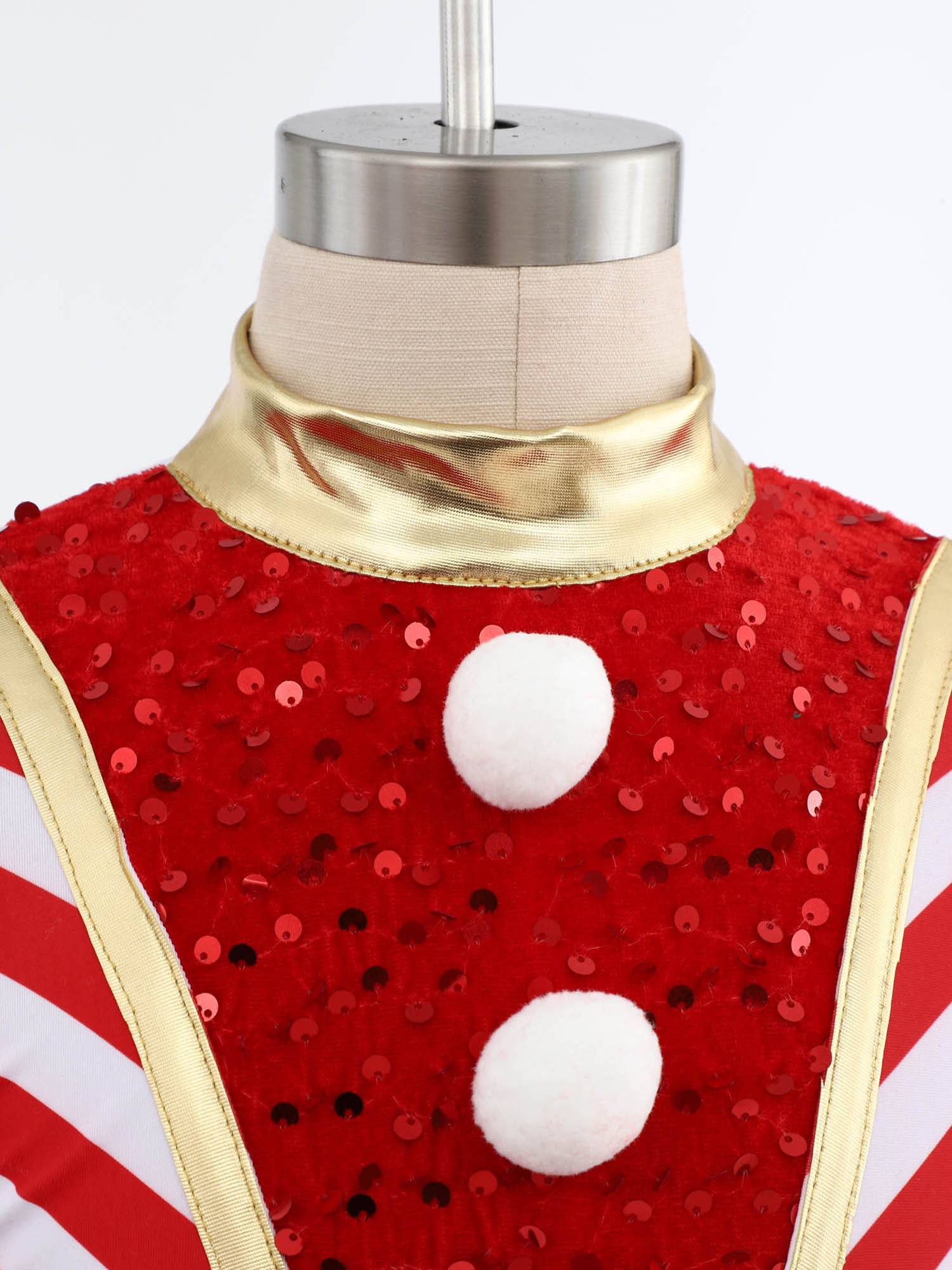 Kids Girls Long Sleeve Sequin  - Elf Costume Christmas avaliação e preço