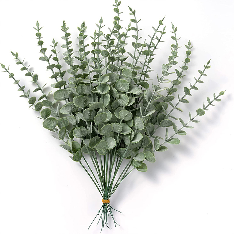 Artificial Eucalyptus Stems Le - Christmas Wreath Fake avaliação e preço