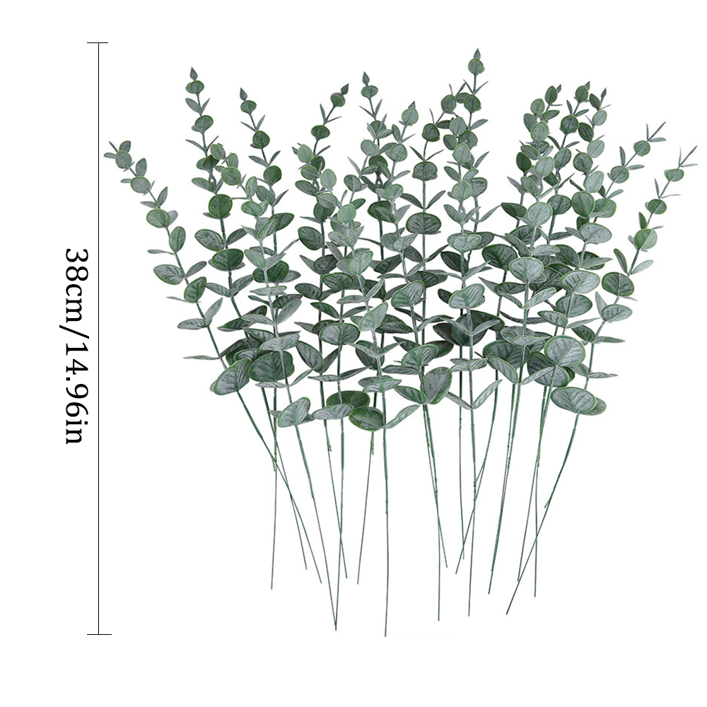 Artificial Eucalyptus Stems Le - Christmas Wreath Fake avaliação e preço