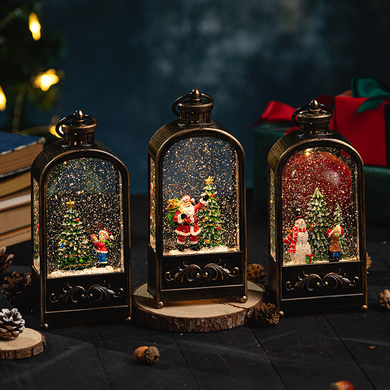 Christmas Decorations Wind Lan - Snow Globe Musical avaliação e preço