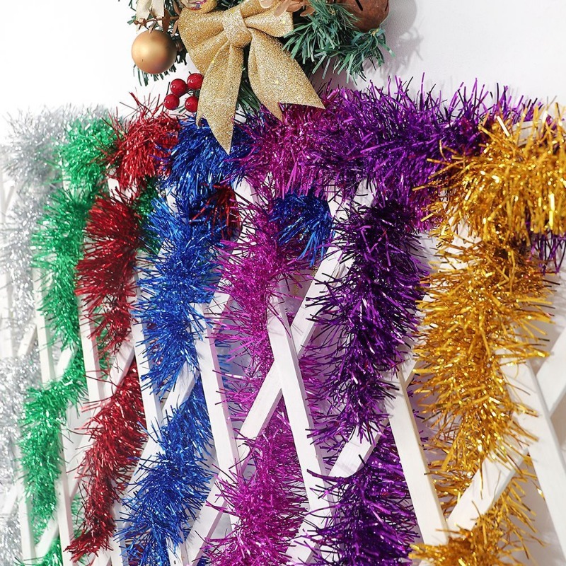 1.5/30M Long Bold Thicked Stri - Tinsel Garland Decoration avaliação e preço