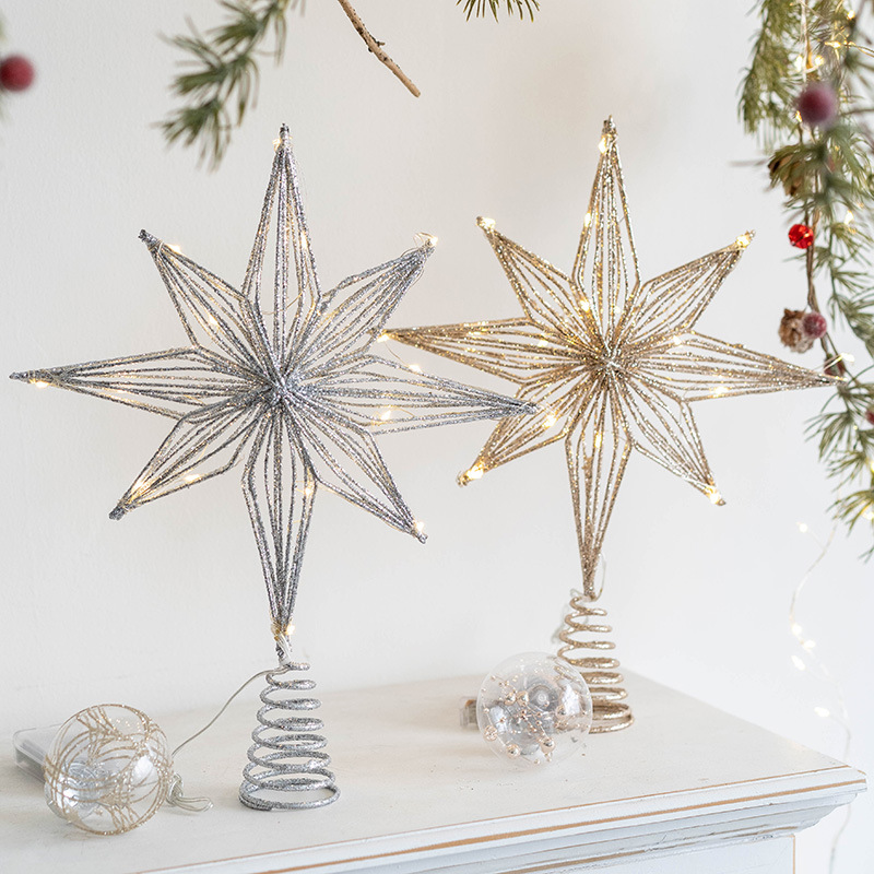 30cm Led Star Christmas Tree T - Star Tree Topper avaliação e preço