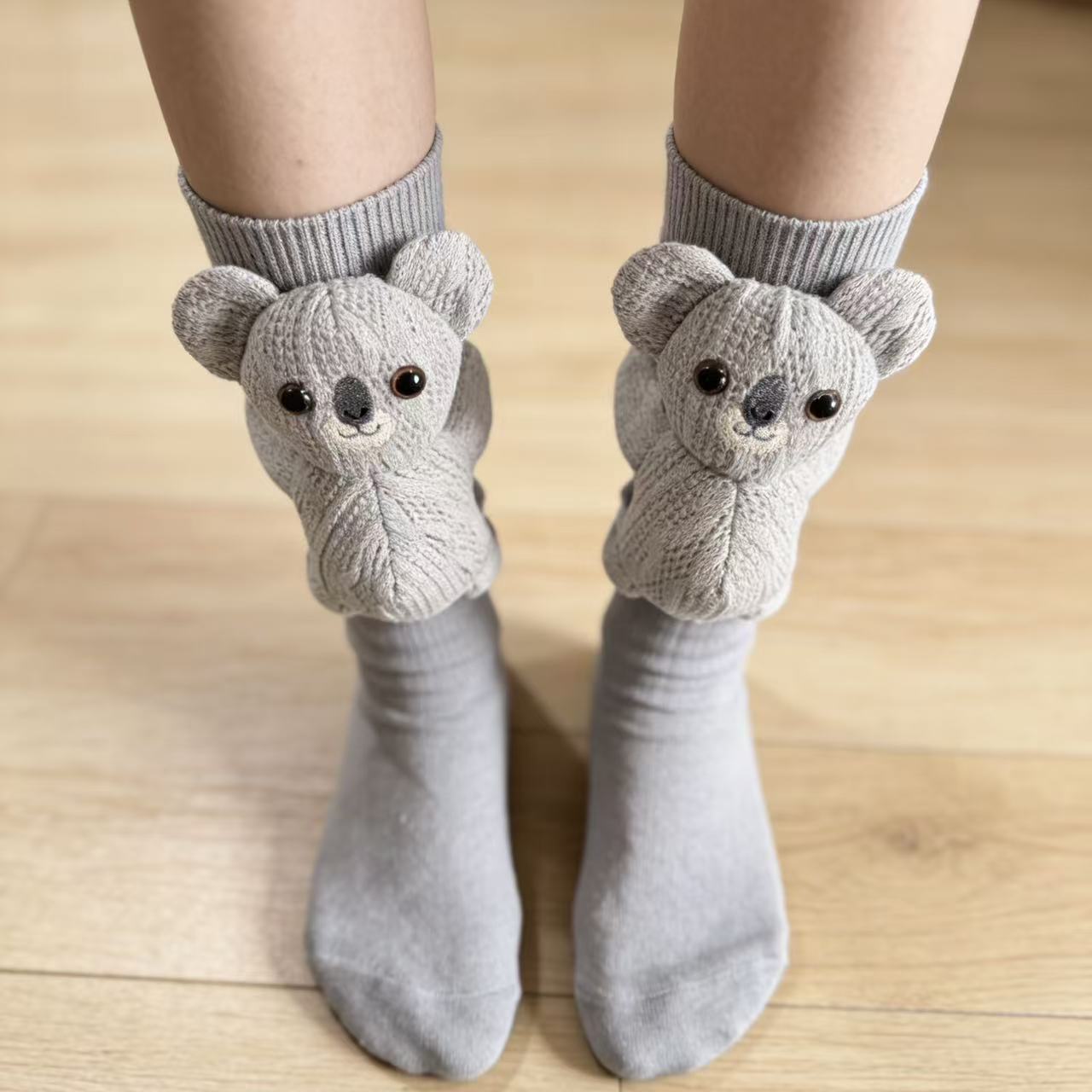 3D Knit Animal Sloth Socks for - Christmas Stocking Hanging avaliação e preço