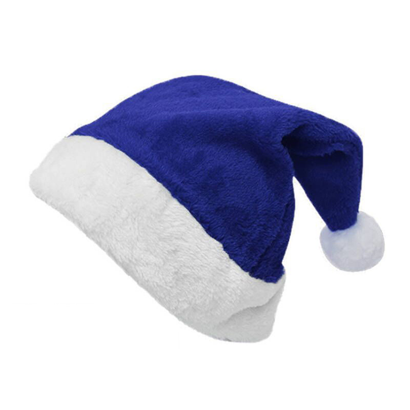 50pcs Christmas Plush Velvet H - Santa Hat Plush avaliação e preço