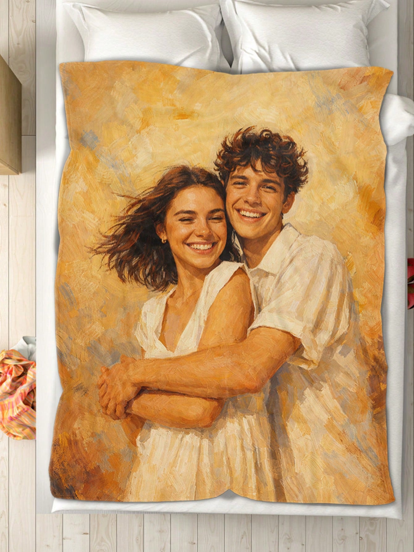 Custom AI Style Photo Blanket  - Christmas Throw Blanket avaliação e preço