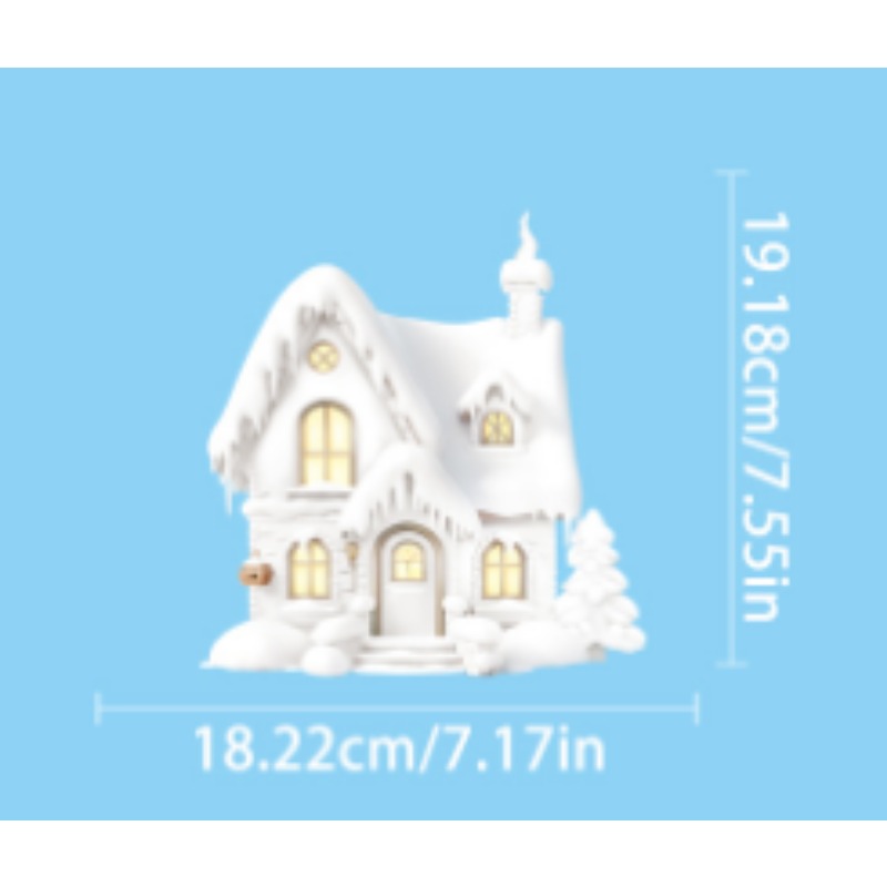 Snowman Snowflake Elk Christma - Snowflake Window Decal avaliação e preço