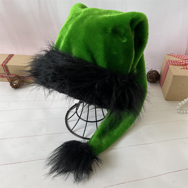 Plush Santa Claus Hat for Chil - Santa Hat Plush avaliação e preço