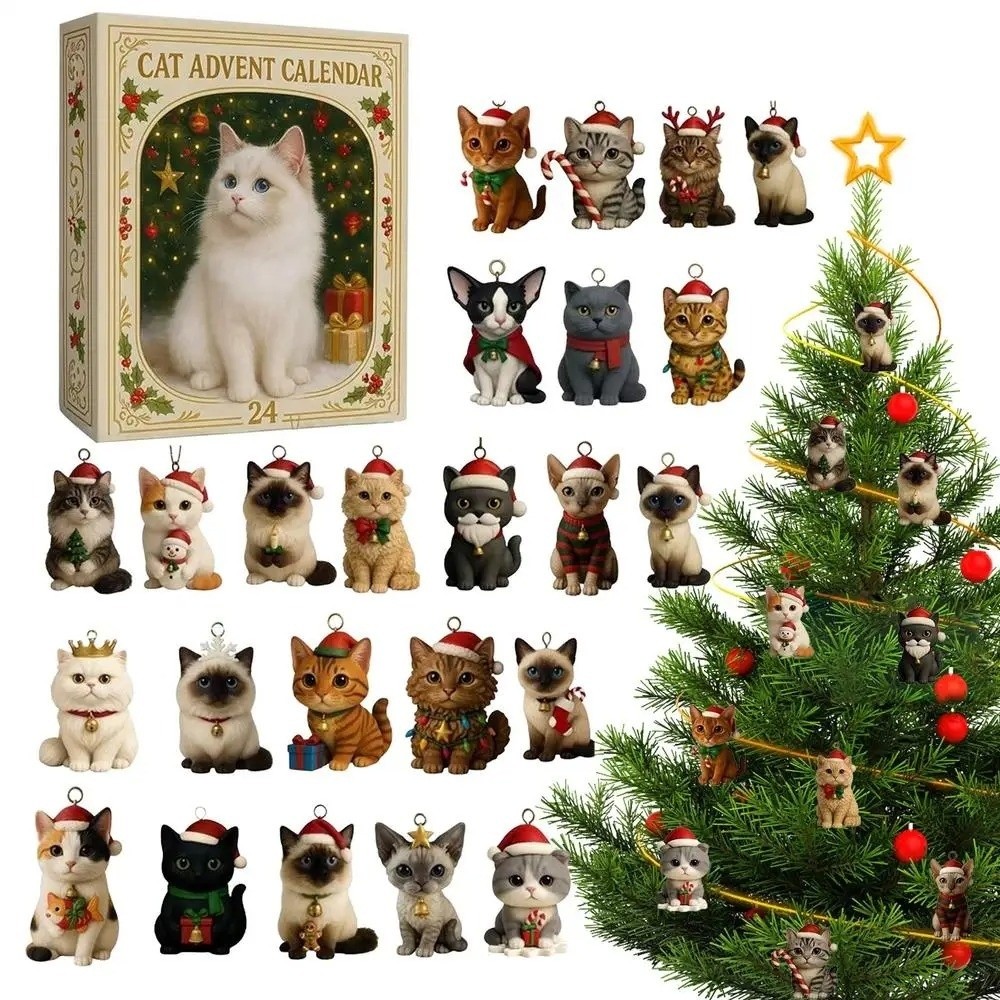 Cute Kitten Advent Calendar 24 - Advent Calendar Gift avaliação e preço