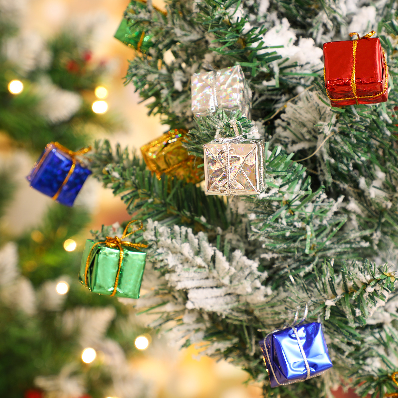 24Pcs Christmas Tree Hanging D - Gift Box Wrap Set avaliação e preço