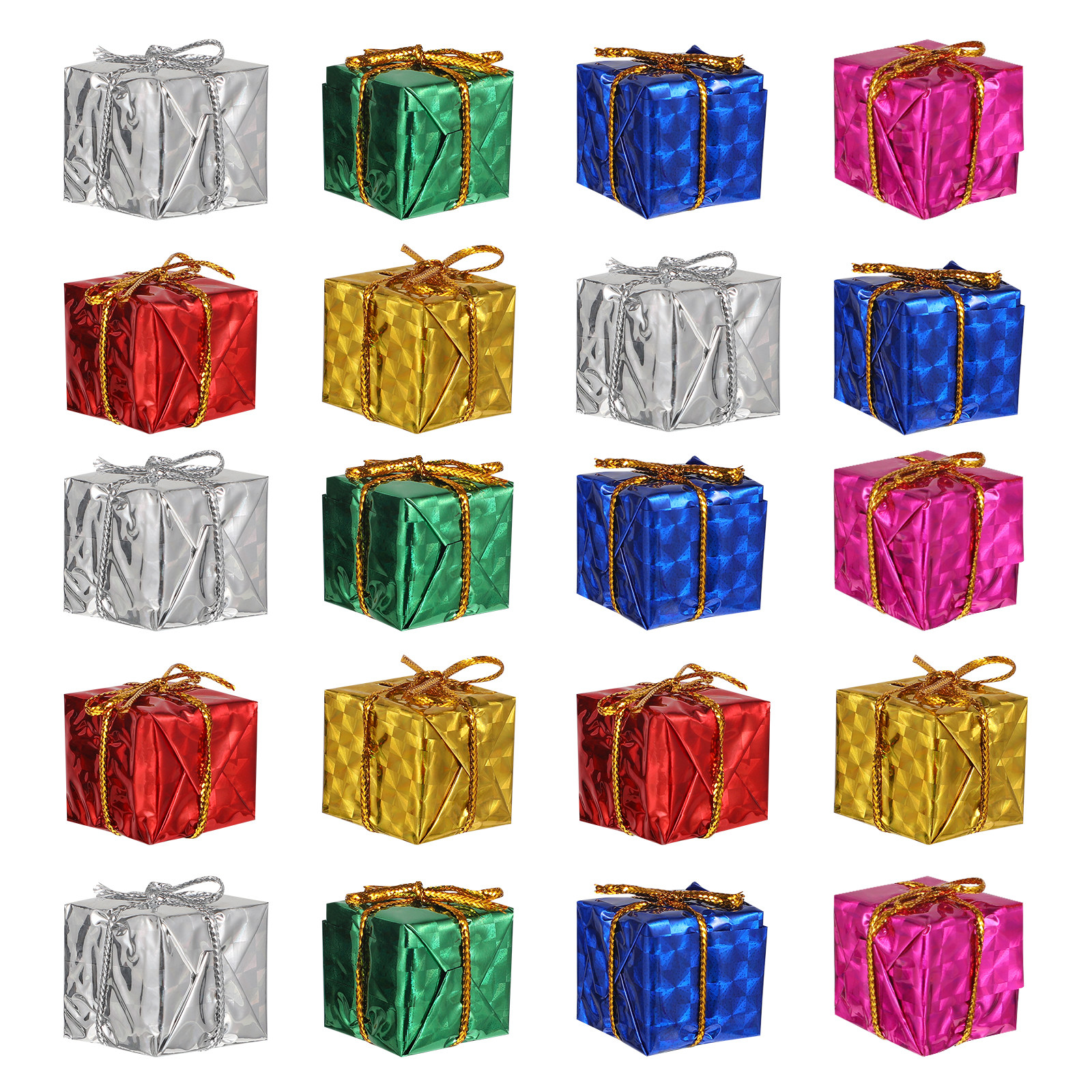 24Pcs Christmas Tree Hanging D - Gift Box Wrap Set avaliação e preço
