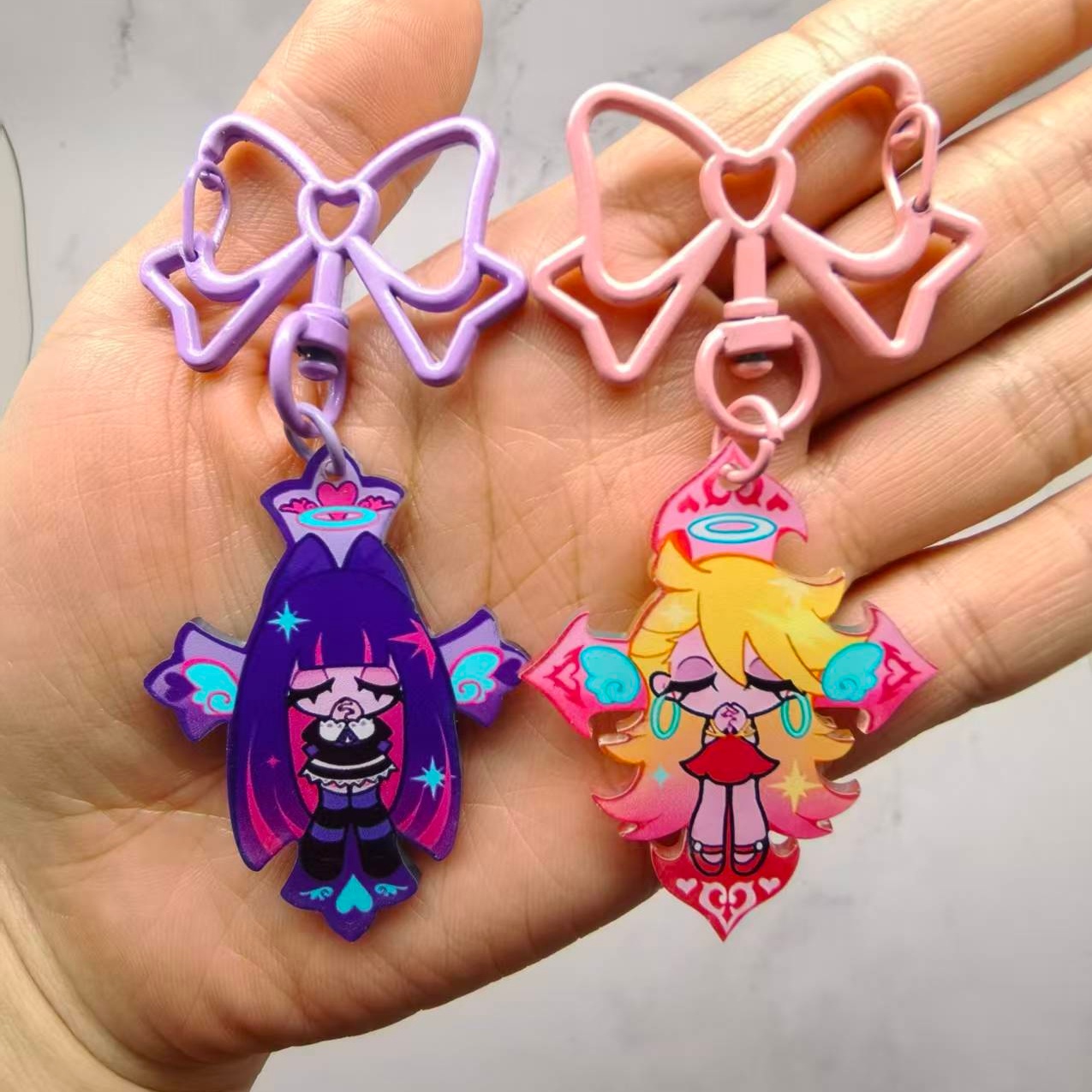 Anime Panty & Stocking with Ga - Christmas Stocking Hanging avaliação e preço