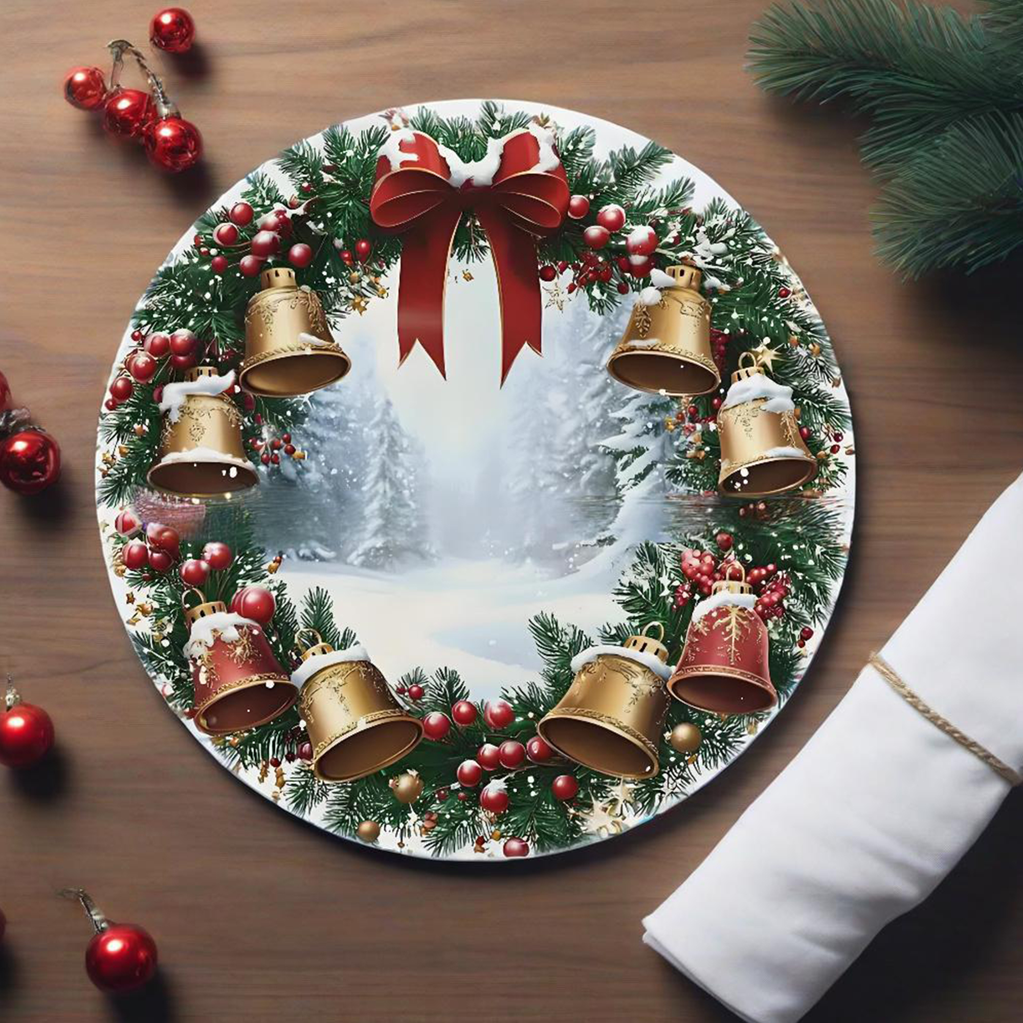 Christmas Table Runner Festive - Christmas Table Runner avaliação e preço