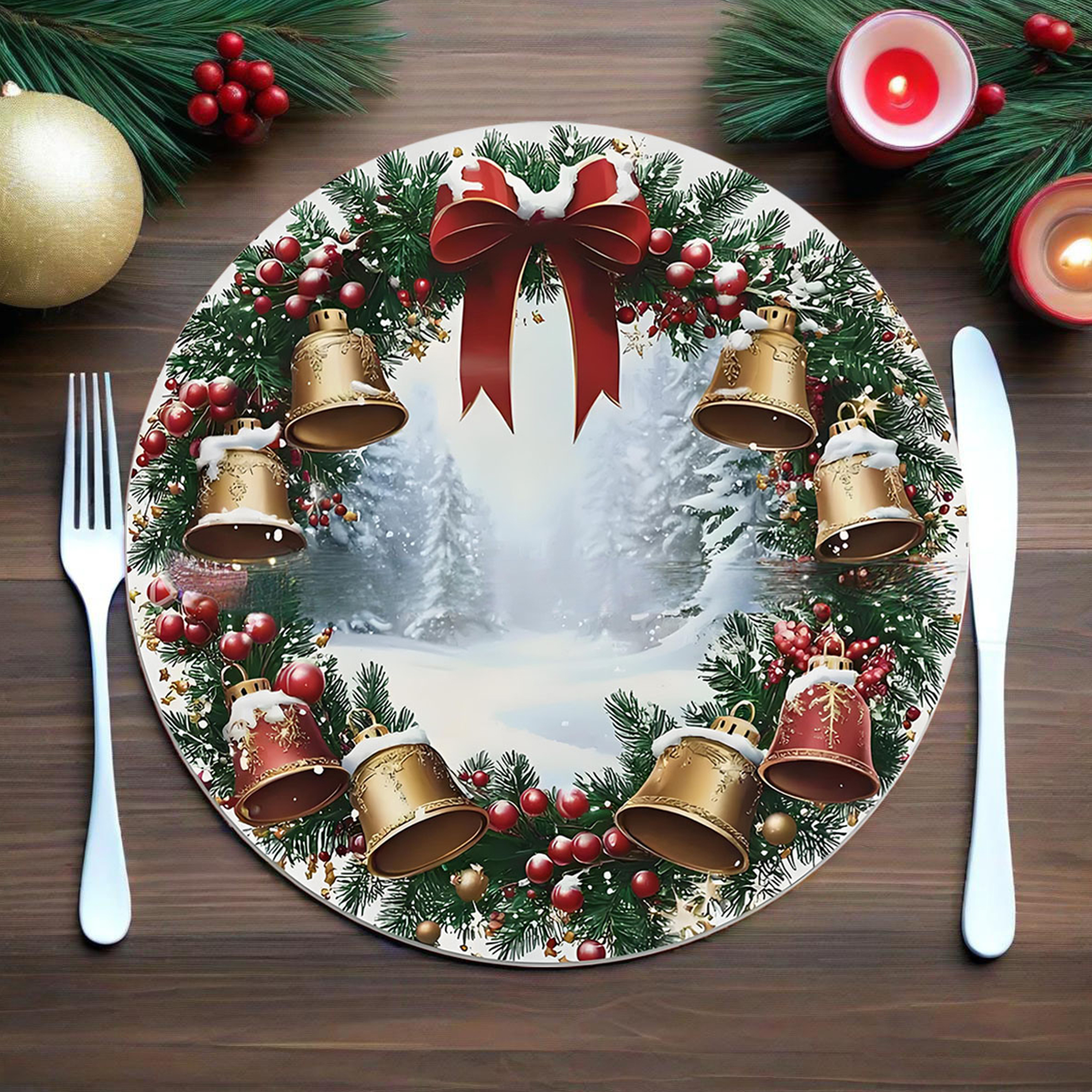 Christmas Table Runner Festive - Christmas Table Runner avaliação e preço