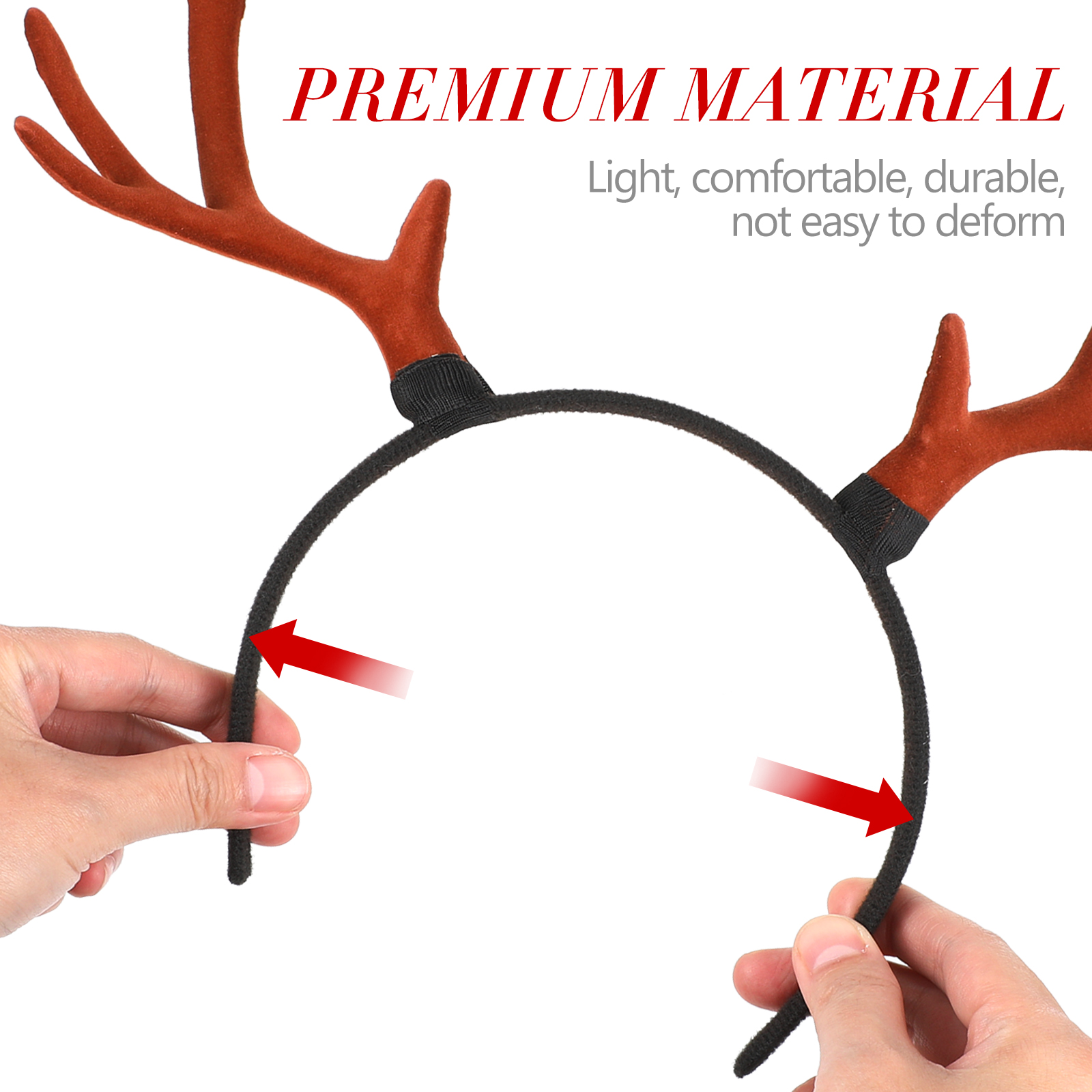 1pc Lovely Christmas Antler Ha - Reindeer Antlers Headband avaliação e preço