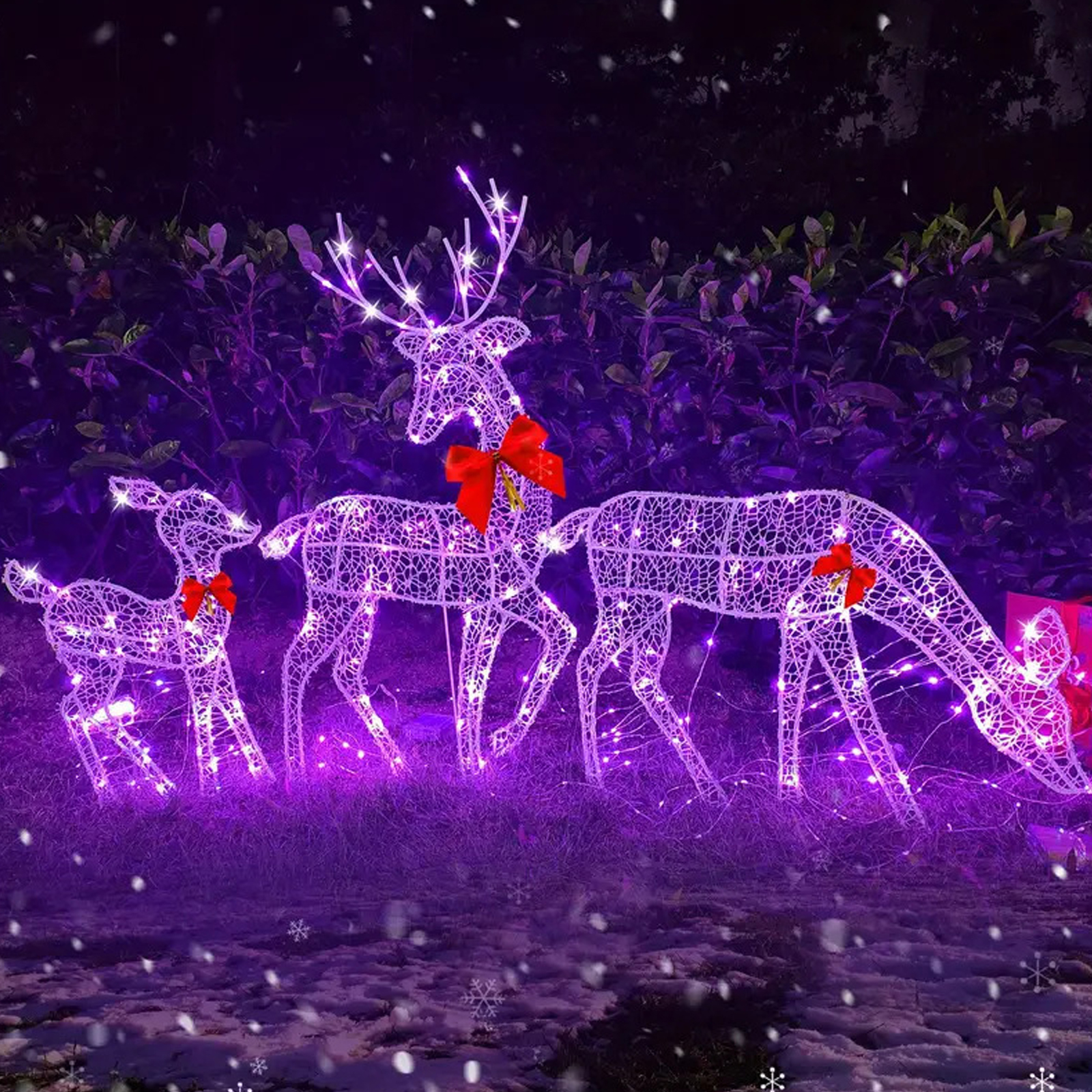 2D Lighted Reindeer Christmas  - Christmas Lights Outdoor avaliação e preço