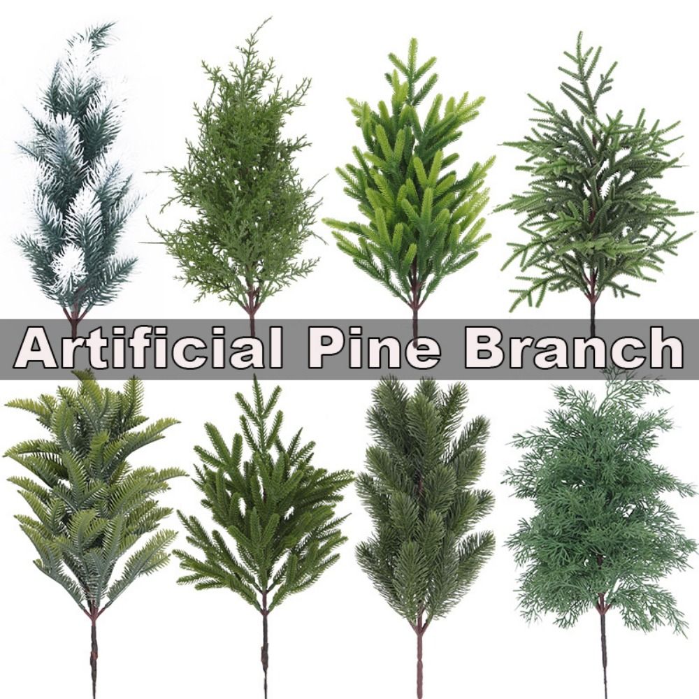 Green Artificial Pine Branch C - Christmas Wreath Fake avaliação e preço
