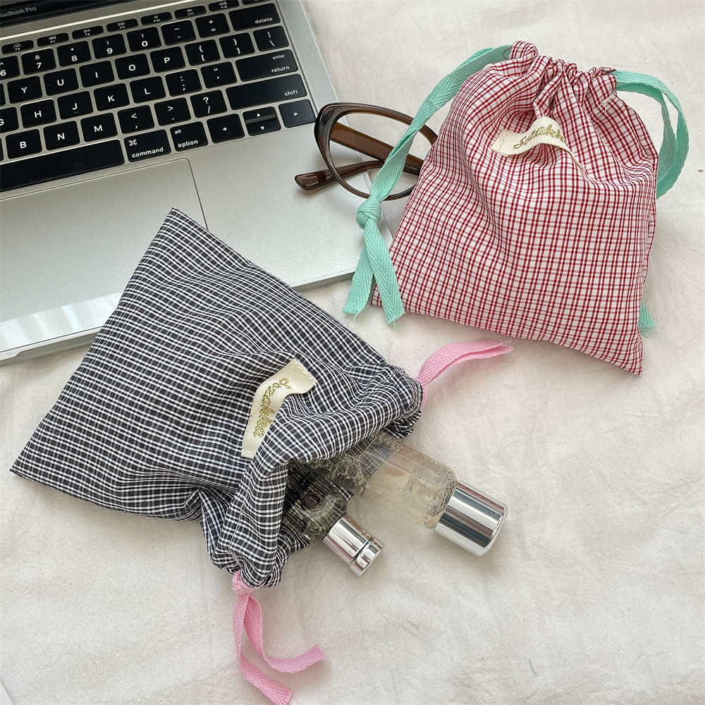 New Plaid Storage Drawstring B - Christmas Throw Blanket avaliação e preço
