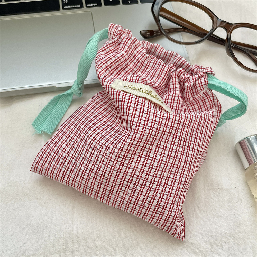 New Plaid Storage Drawstring B - Christmas Throw Blanket avaliação e preço