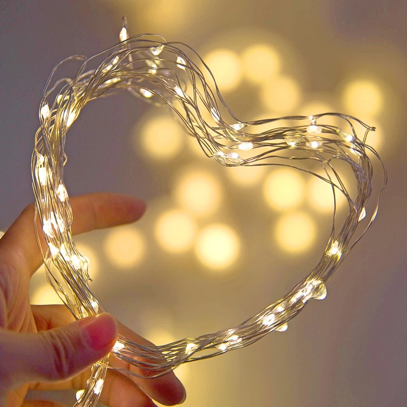 10M 5M 3M 2M Copper Wire LED T - Led Fairy String Lights avaliação e preço