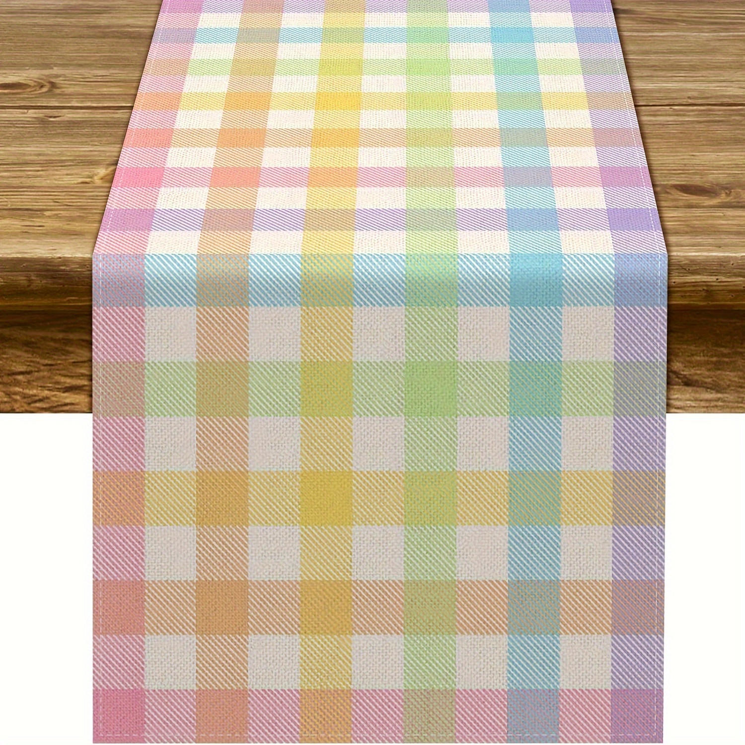 1pc Vibrant Buffalo Plaid Tabl - Christmas Throw Blanket avaliação e preço