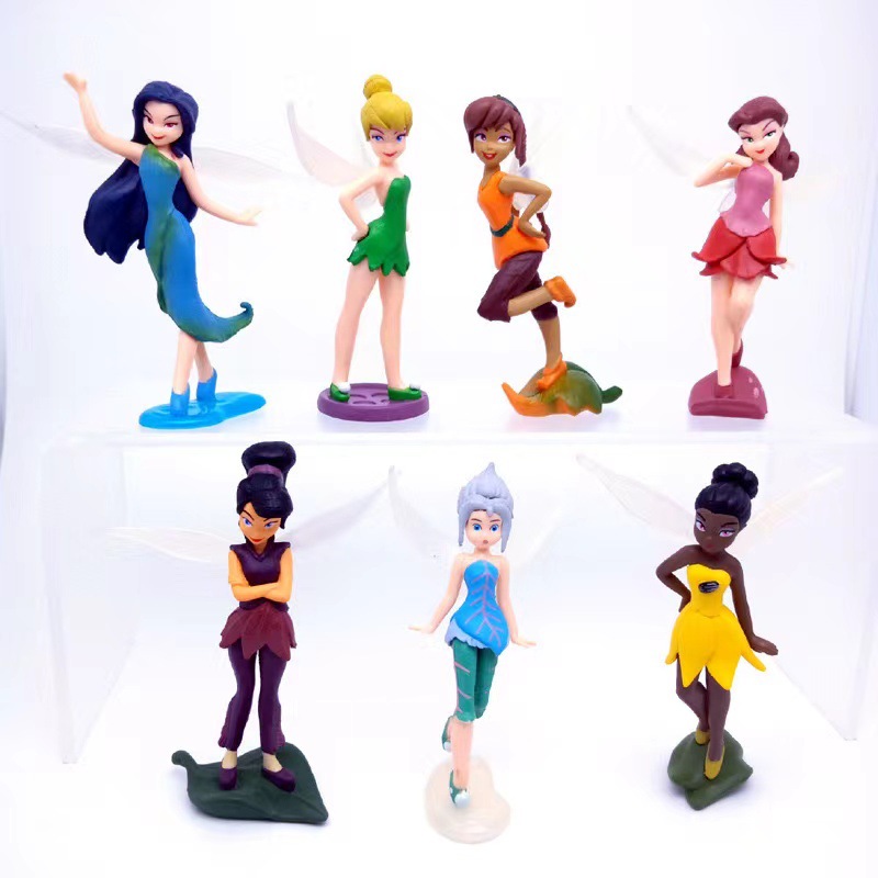 7pcs/Set Princess Tinkerbells  - Nutcracker Figurine avaliação e preço