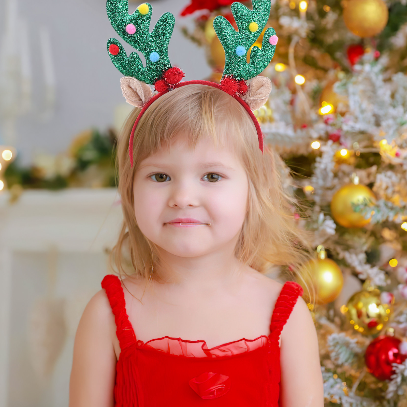 2Pcs Reindeer Antlers Headband - Reindeer Antlers Headband avaliação e preço