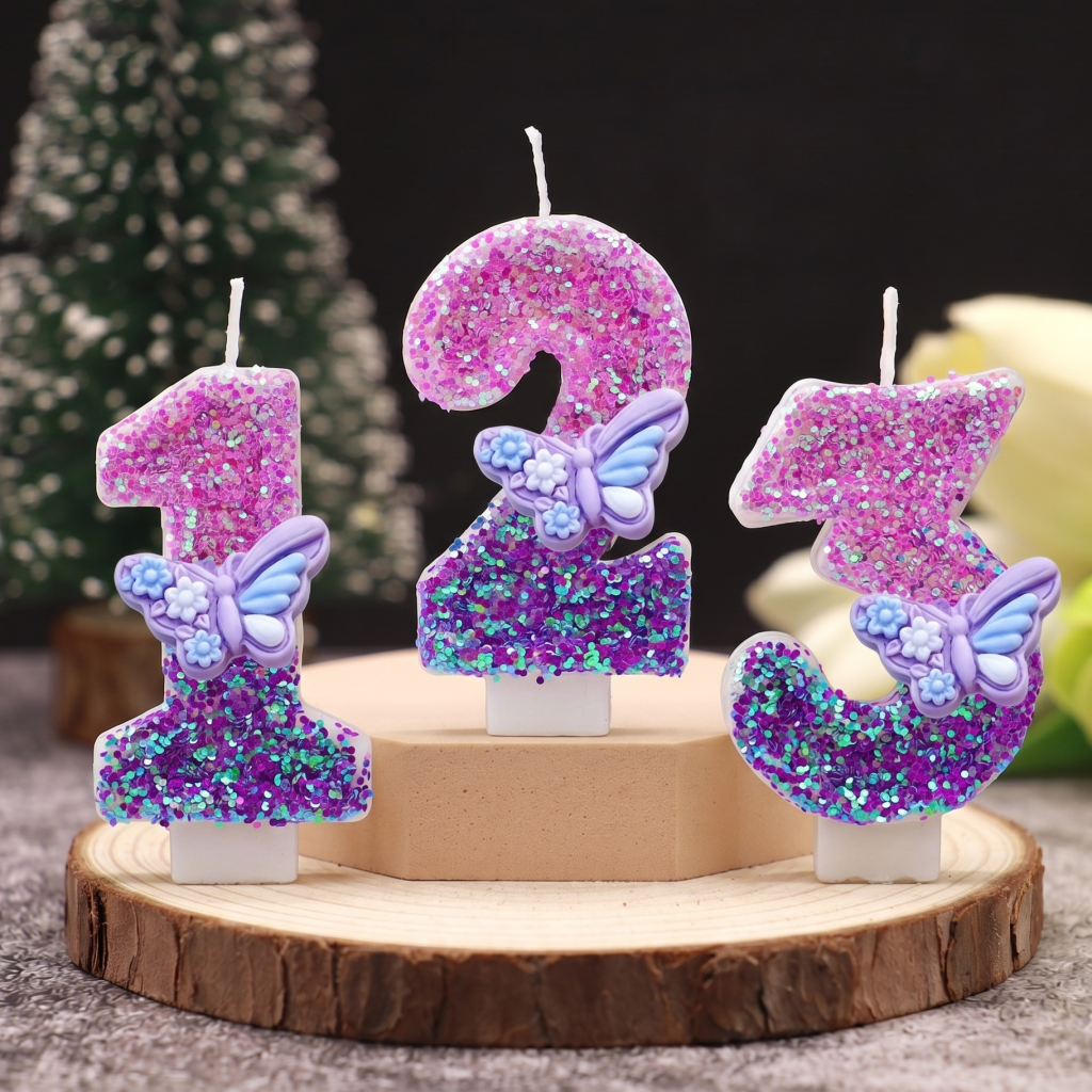Creative DIY New Butterfly Ser - Holiday Candle Set avaliação e preço