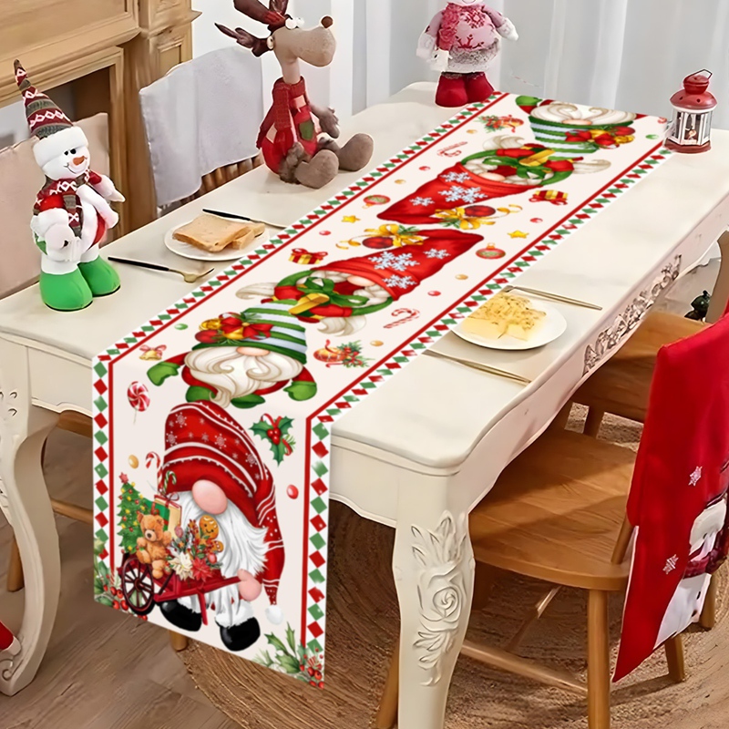 Christmas Table Runner Faceles - Christmas Table Runner avaliação e preço