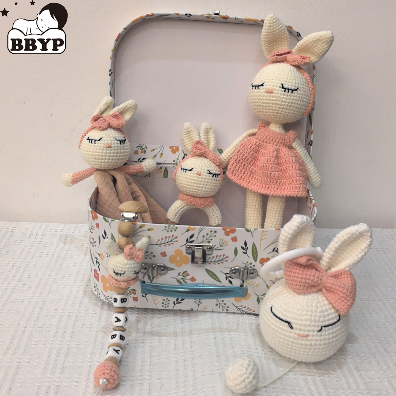 1 Set Baby Stuffed Animal Doll - Gift Box Wrap Set avaliação e preço