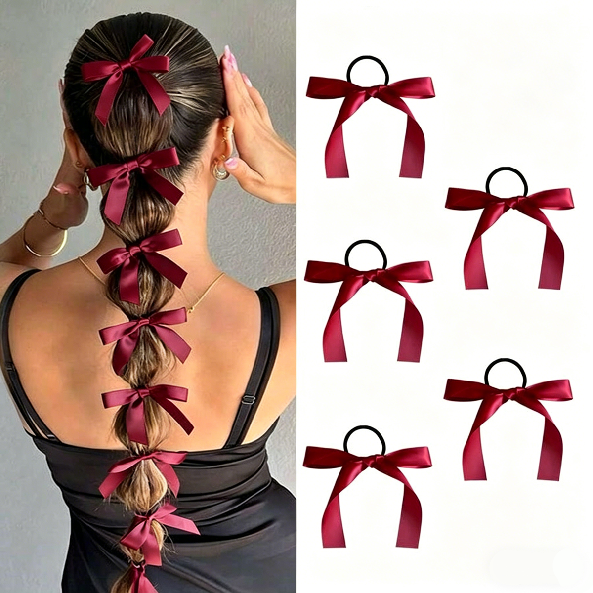 5-10Pcs Women's Style, Fashion - Ribbon Bow Gift avaliação e preço