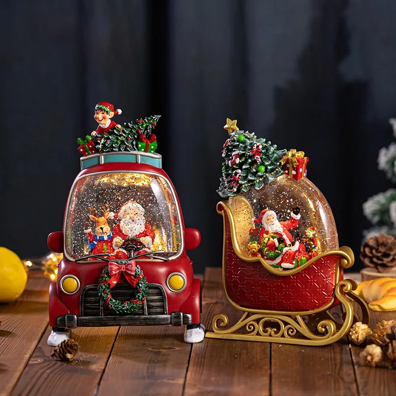 Santa Claus Christmas Music Bo - Snow Globe Musical avaliação e preço