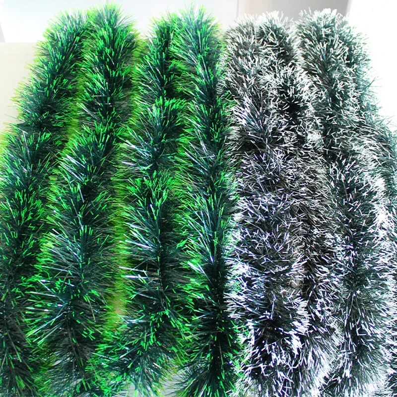 2/40m Christmas Tinsel Ribbons - Tinsel Garland Decoration avaliação e preço