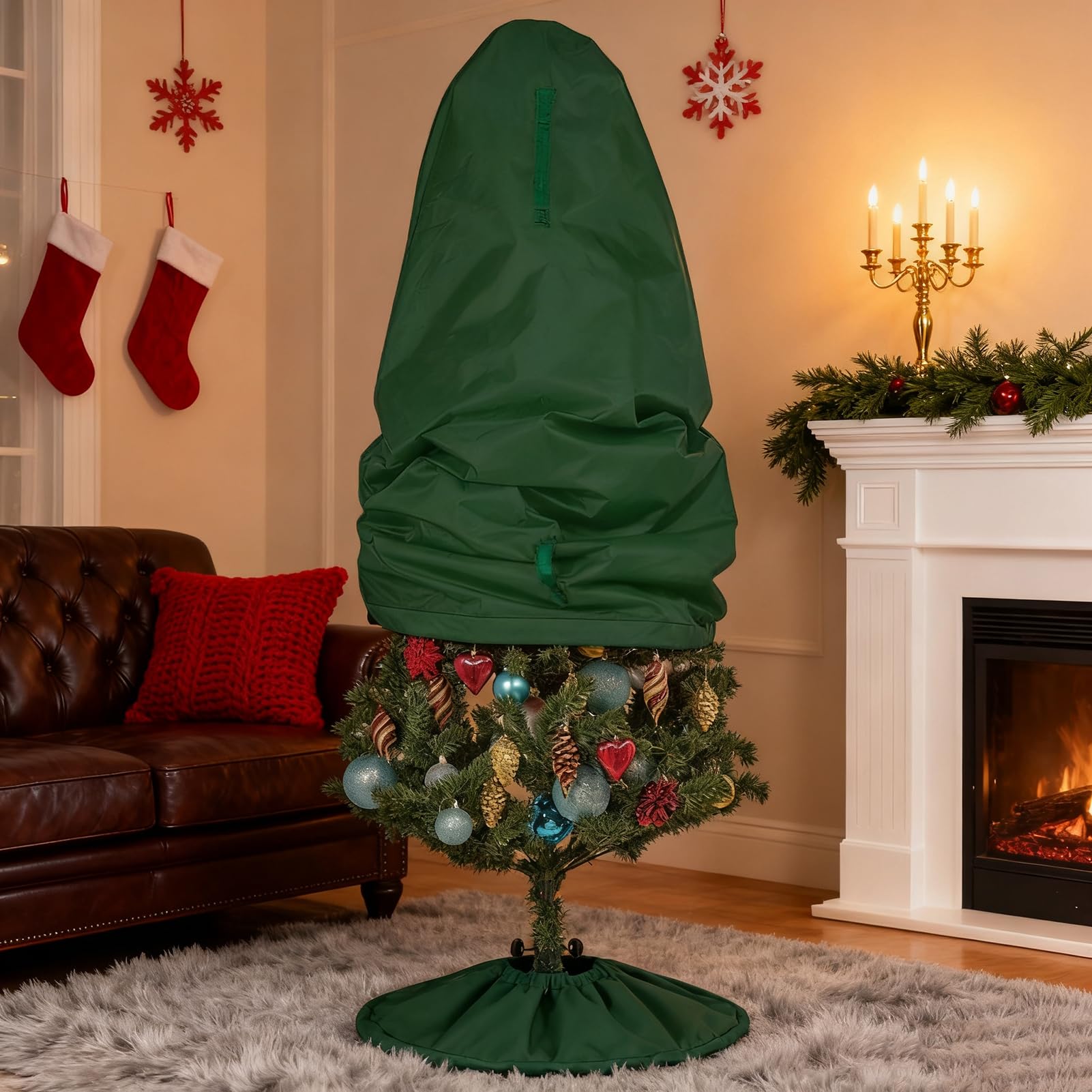 Upright Christmas Tree Storage - Christmas Tree Artificial avaliação e preço