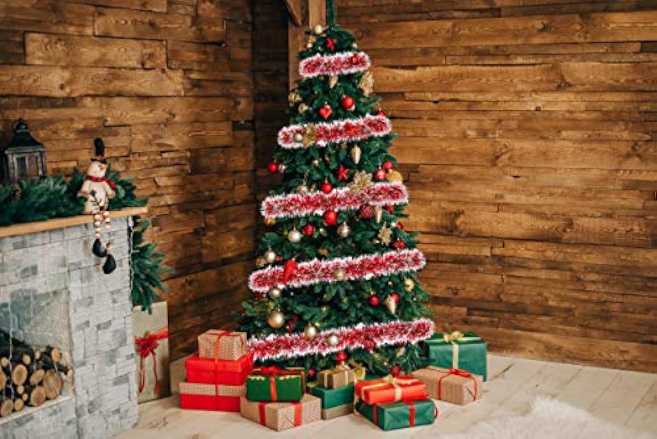 2M Christmas Metallic Streamer - Tinsel Garland Decoration avaliação e preço