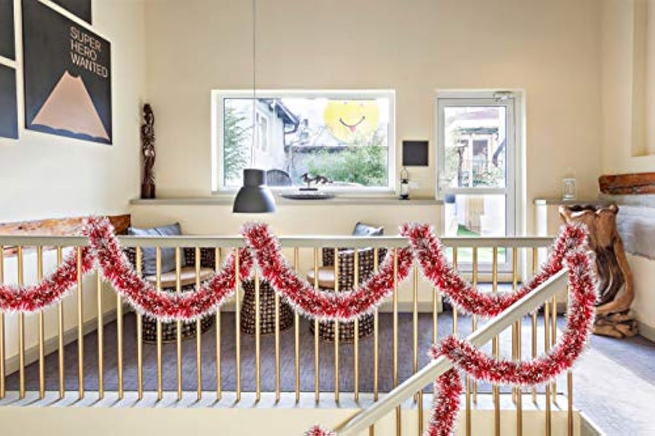 2M Christmas Metallic Streamer - Tinsel Garland Decoration avaliação e preço