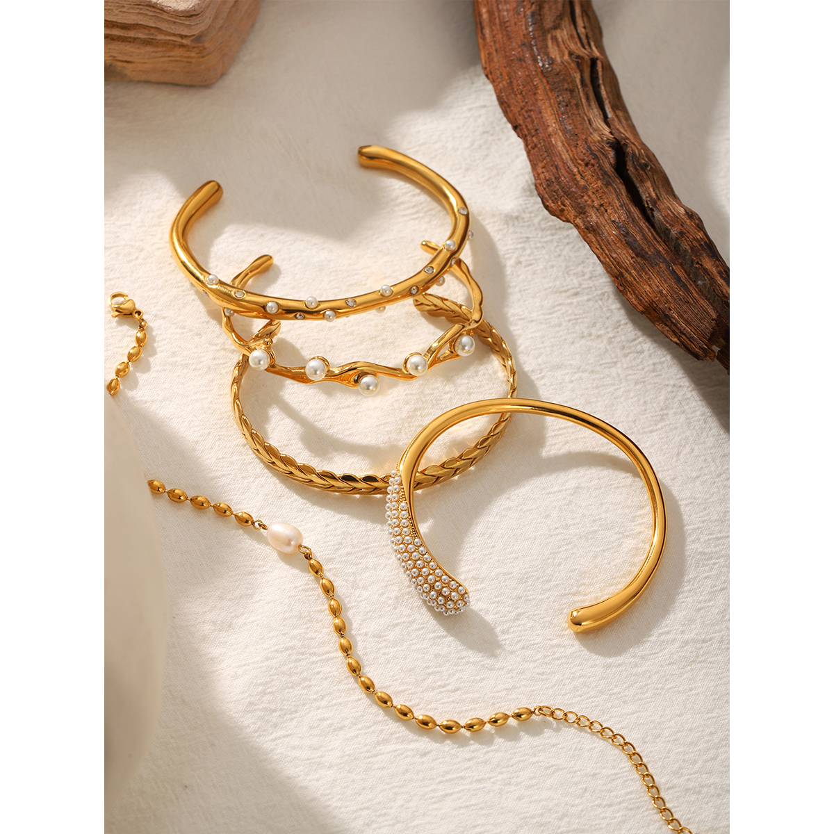 18K Gold Plated Stainless Stee - Gift Box Wrap Set avaliação e preço