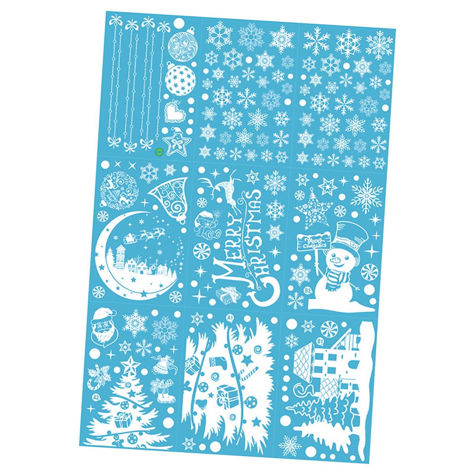 Christmas Decoration Window St - Snowflake Window Decal avaliação e preço