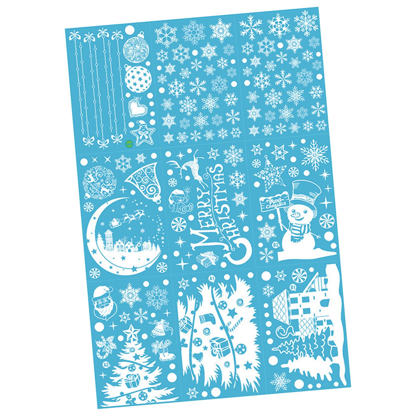 Christmas Decoration Window St - Snowflake Window Decal avaliação e preço