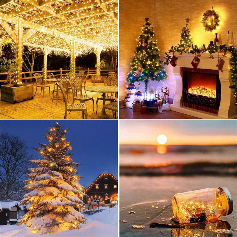 ONCE Solar Powered Lights 200  - Led Fairy String Lights avaliação e preço